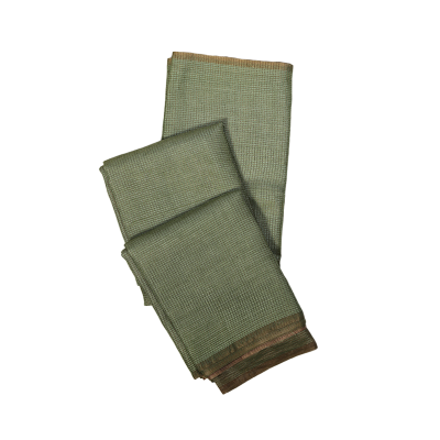 Pista Green Tusser Silk