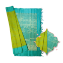 Light Green Gadwal Silk