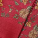 Red Tusser silk