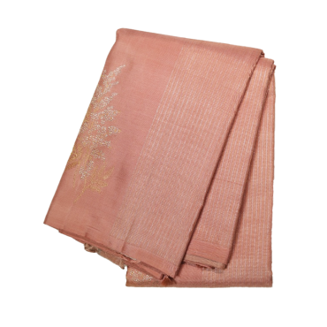 Light Peachpink kanchipuram