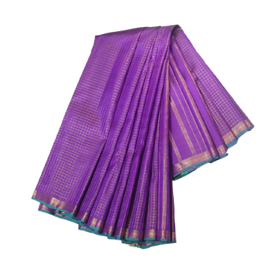 Purple kanchipuram